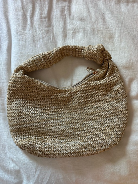 Handbags - Straw Woven Shoulder Bag